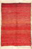 7 x 10 - Red Vintage Beni MGuild Moroccan Rug - 21883