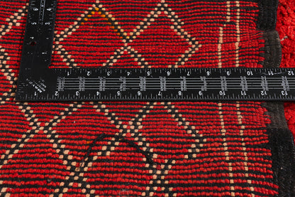 7 x 10 - Red Vintage Beni MGuild Moroccan Rug - 21883