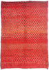 7 x 10 - Red Vintage Beni MGuild Moroccan Rug - 21883