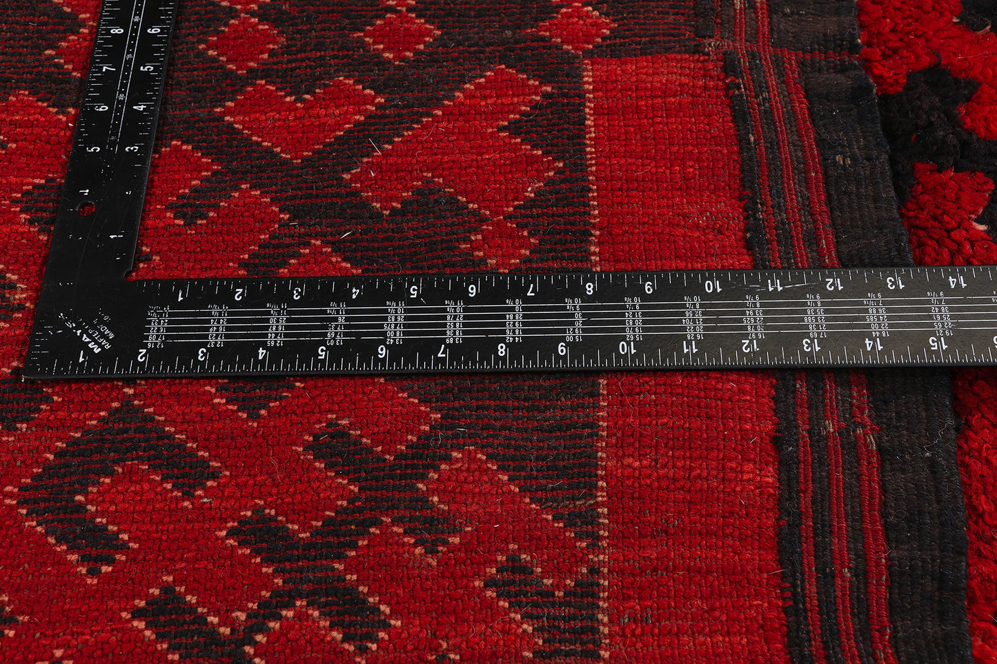 6 x 10 - Black Vintage Talsint Moroccan Rug - 21884