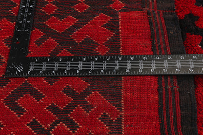 6 x 10 - Black Vintage Talsint Moroccan Rug - 21884