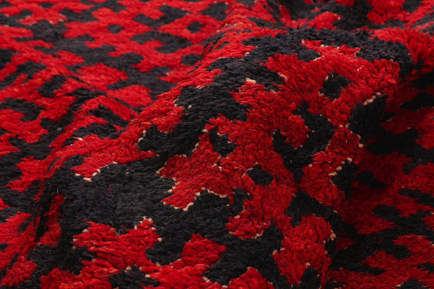 6 x 10 - Black Vintage Talsint Moroccan Rug - 21884