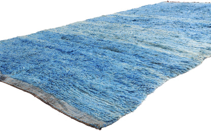 5 x 12 - Light Blue Vintage Beni Mrirt Moroccan Rug - 21885