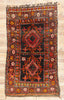 6 x 10 - Black Vintage Beni MGuild Moroccan Rug - 21888