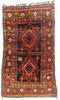 6 x 10 - Black Vintage Beni MGuild Moroccan Rug - 21888