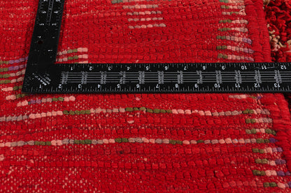 6 x 10 - Red Vintage Boujad Moroccan Rug - 21889