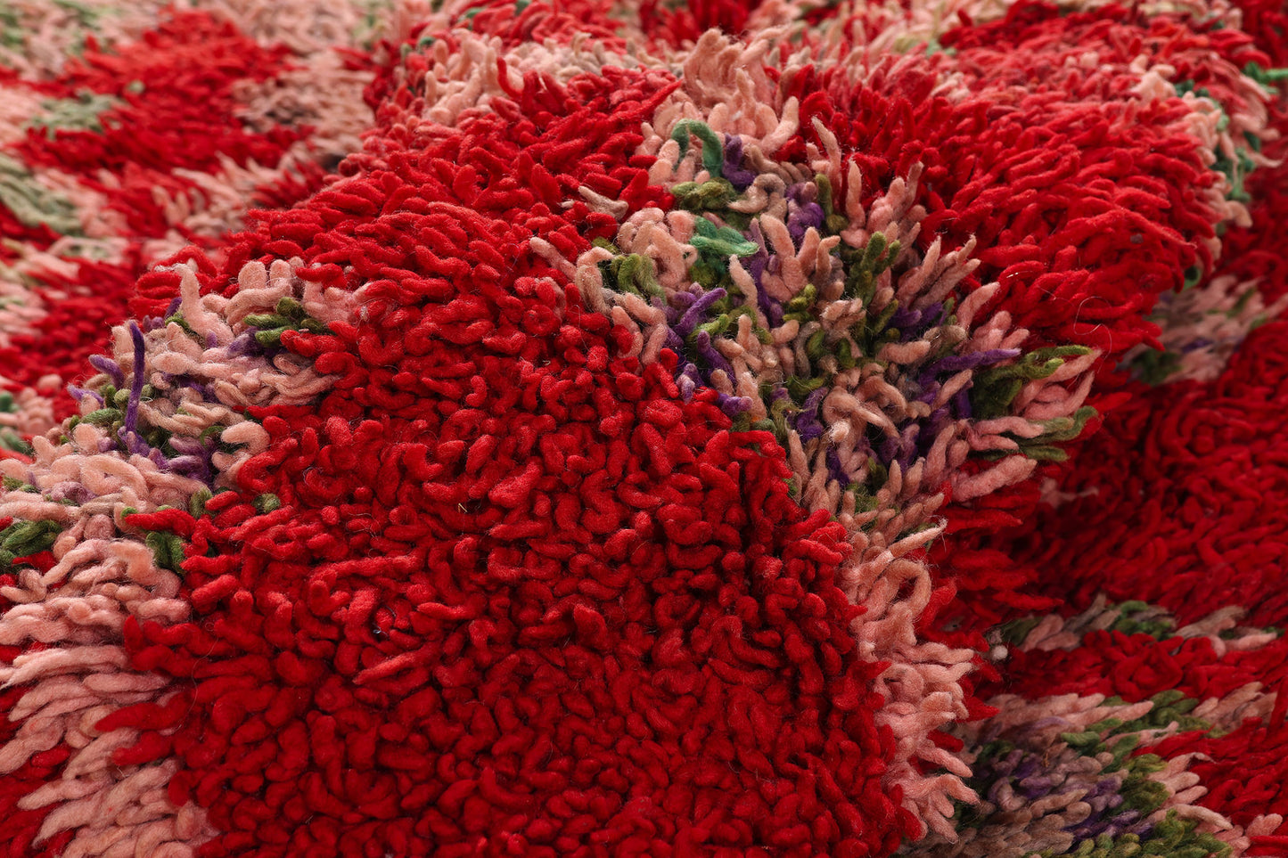 6 x 10 - Red Vintage Boujad Moroccan Rug - 21889