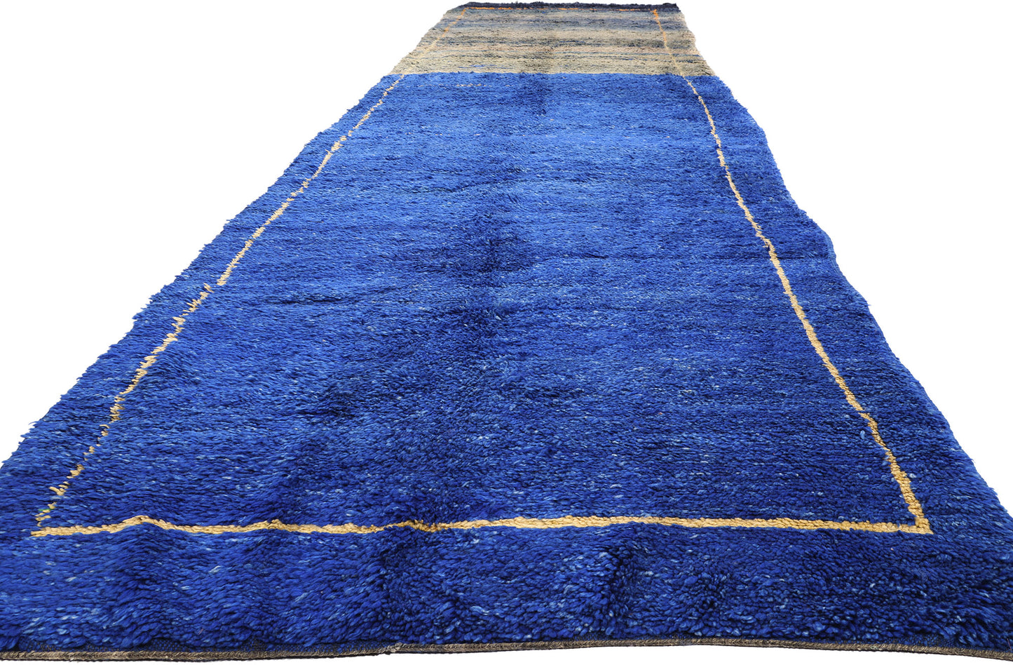 5 x 21 - Blue Vintage Beni MGuild Moroccan Rug - 21890