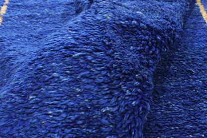 5 x 21 - Blue Vintage Beni MGuild Moroccan Rug - 21890