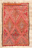 6 x 10 - Red Vintage Beni MGuild Moroccan Rug - 21891