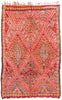6 x 10 - Red Vintage Beni MGuild Moroccan Rug - 21891