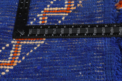 6 x 12 - Blue Vintage Beni MGuild Moroccan Rug - 21892