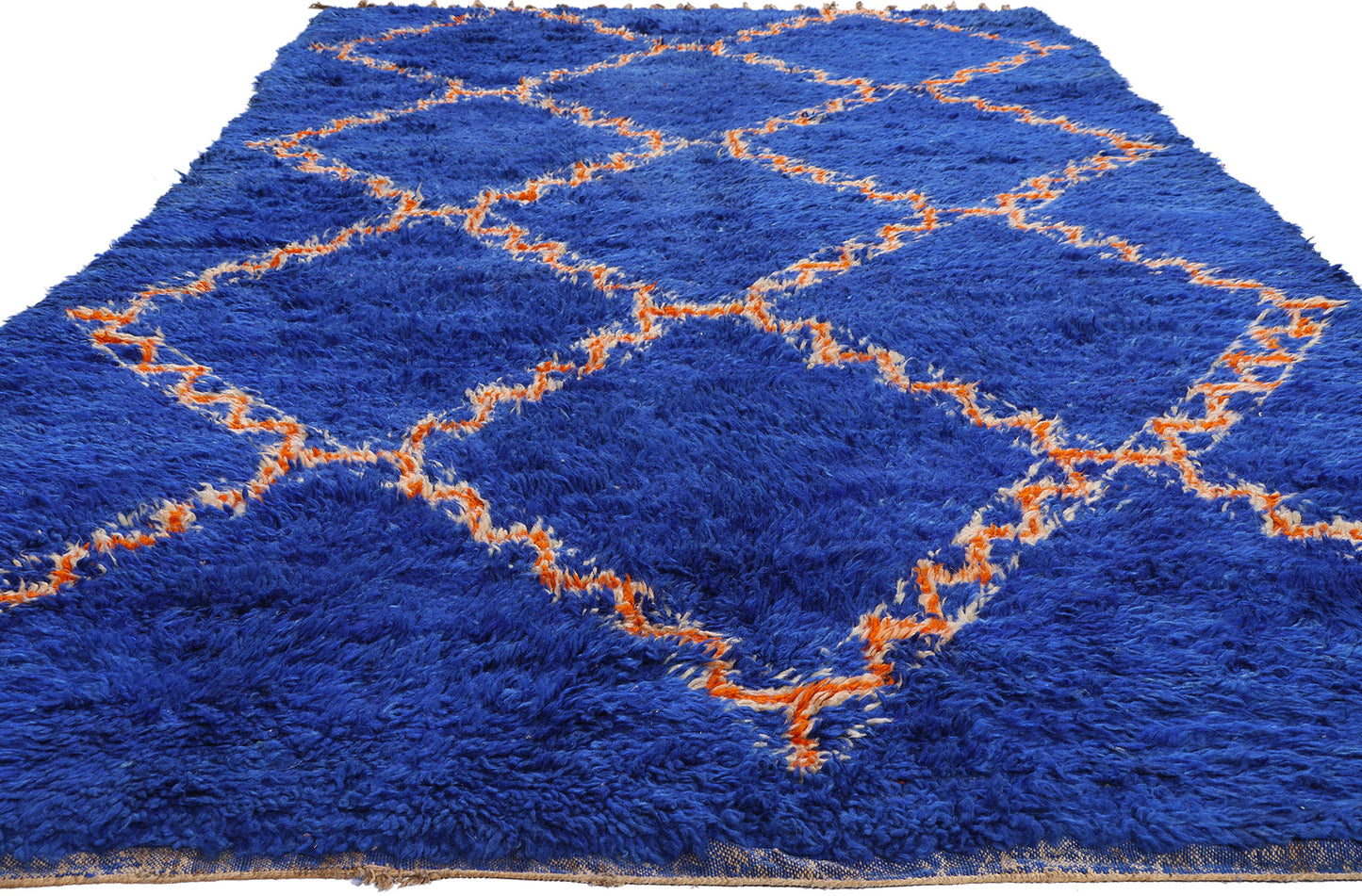 6 x 12 - Blue Vintage Beni MGuild Moroccan Rug - 21892