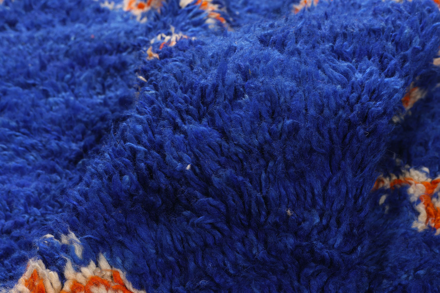 6 x 12 - Blue Vintage Beni MGuild Moroccan Rug - 21892