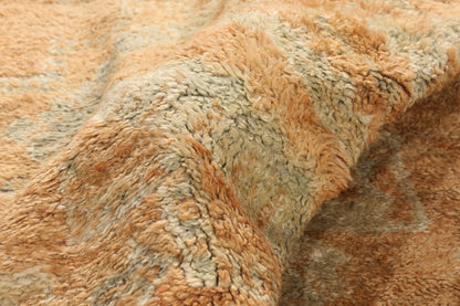 6 x 10 - Orange Vintage Beni MGuild Moroccan Rug - 21894