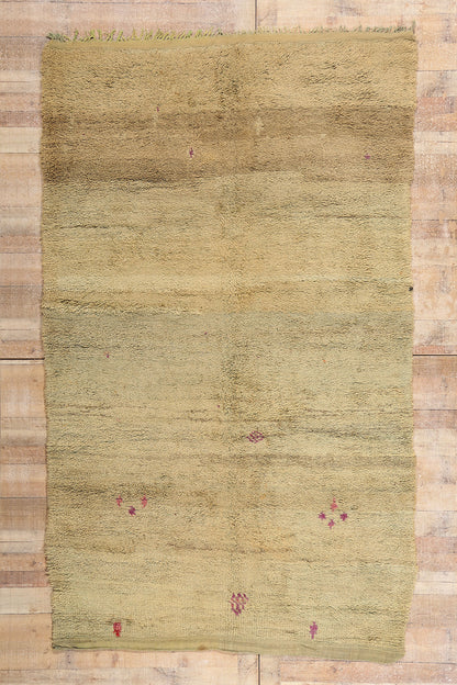 6 x 10 - Beige Vintage Boujad Moroccan Rug - 21895