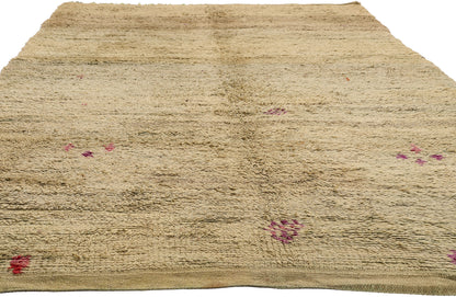 6 x 10 - Beige Vintage Boujad Moroccan Rug - 21895