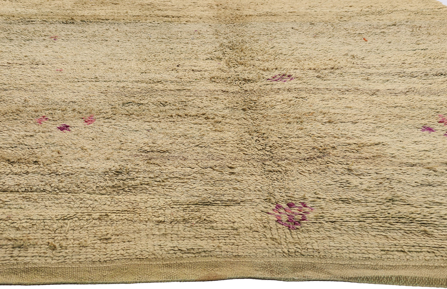 6 x 10 - Beige Vintage Boujad Moroccan Rug - 21895
