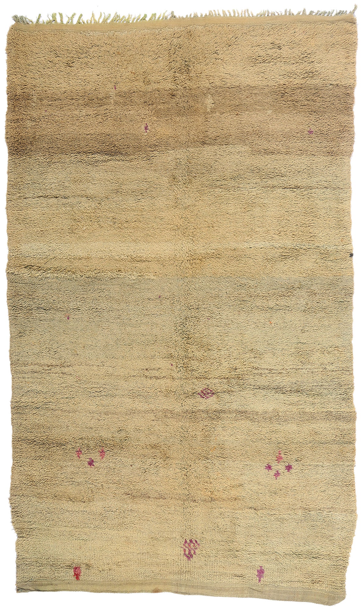 6 x 10 - Beige Vintage Boujad Moroccan Rug - 21895
