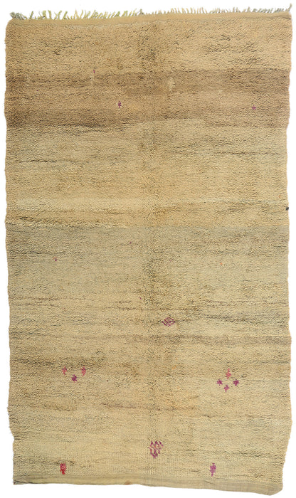 6 x 10 - Beige Vintage Boujad Moroccan Rug - 21895