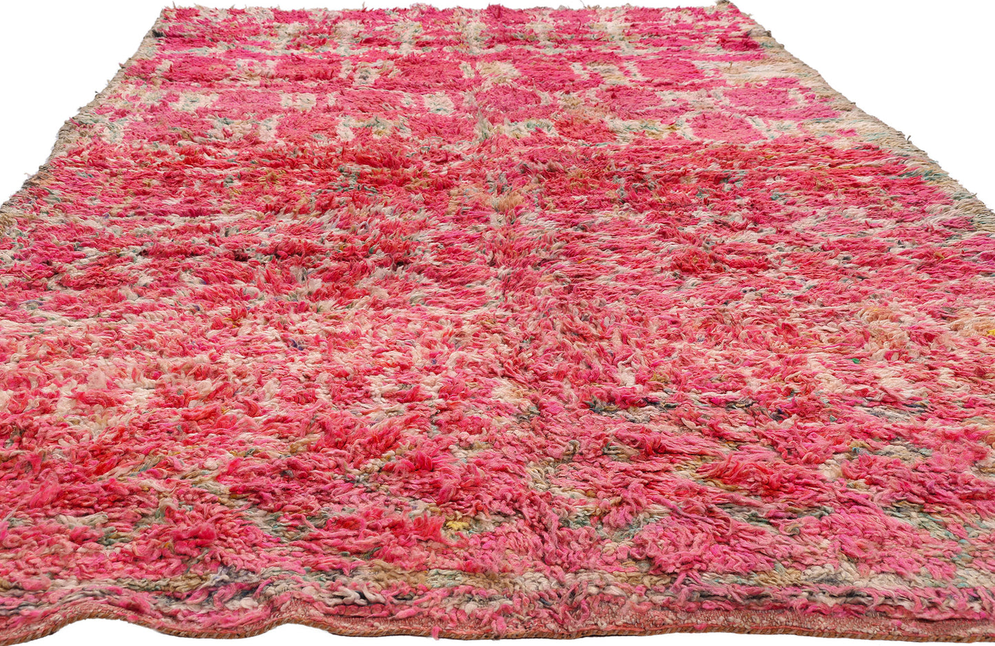 6 x 11 - Pink Vintage Boujad Moroccan Rug - 21897