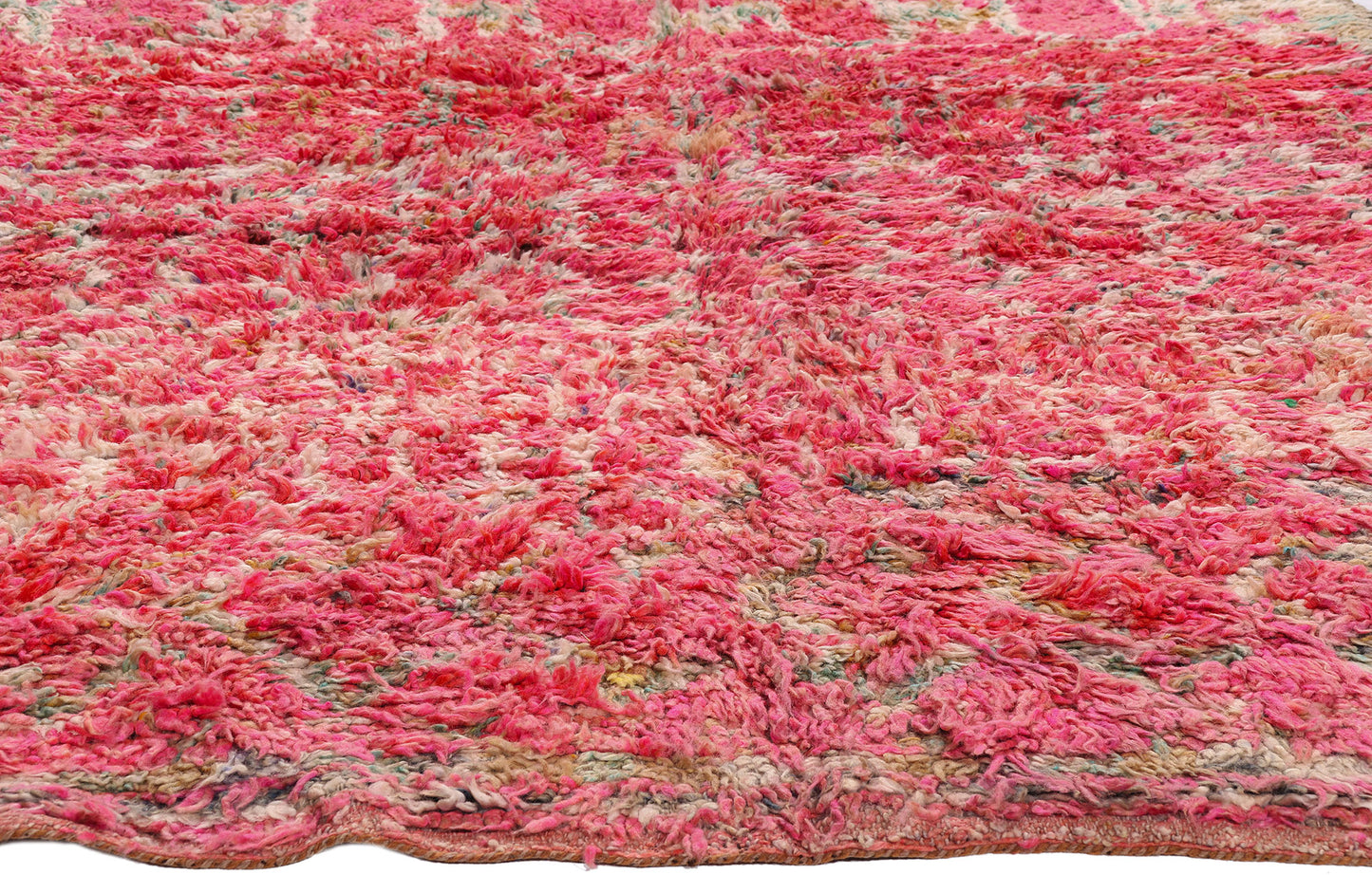6 x 11 - Pink Vintage Boujad Moroccan Rug - 21897