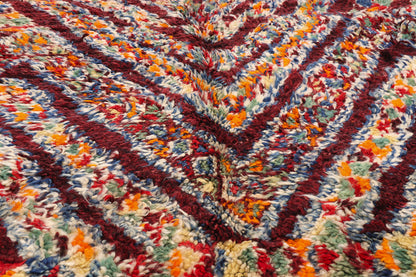 6 x 13 - Red Vintage Beni MGuild Moroccan Rug - 21898