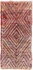 6 x 13 - Red Vintage Beni MGuild Moroccan Rug - 21898