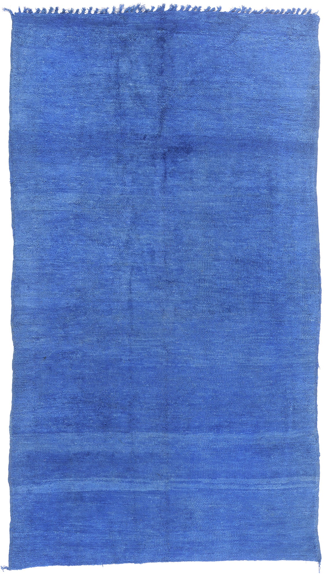 6 x 11 - Blue Vintage Beni Mrirt Moroccan Rug - 21902