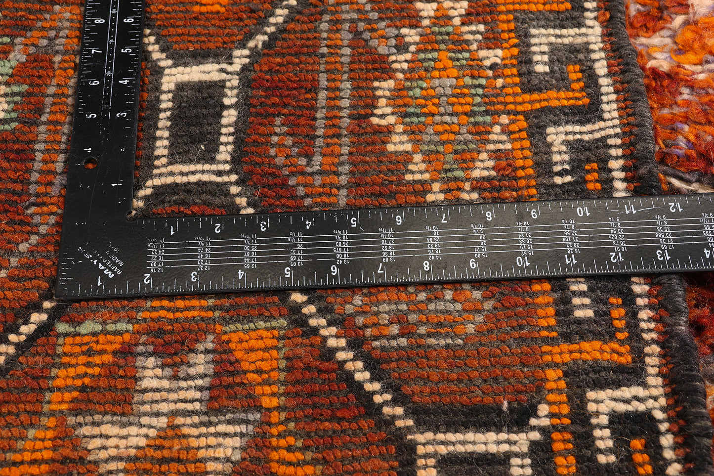 7 x 11 - Rust Vintage Beni MGuild Moroccan Rug - 21904