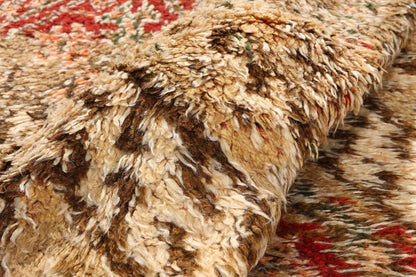 7 x 11 - Tan Vintage Beni MGuild Moroccan Rug - 21906