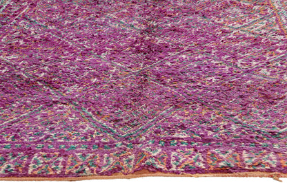 6 x 12 - Purple Vintage Beni MGuild Moroccan Rug - 21907