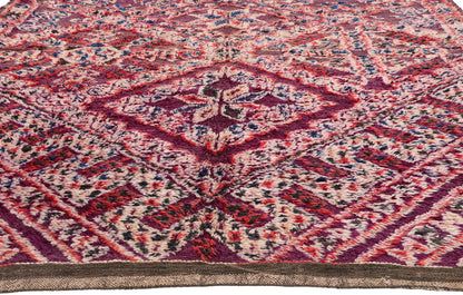 6 x 12 - Purple Vintage Beni MGuild Moroccan Rug - 21908