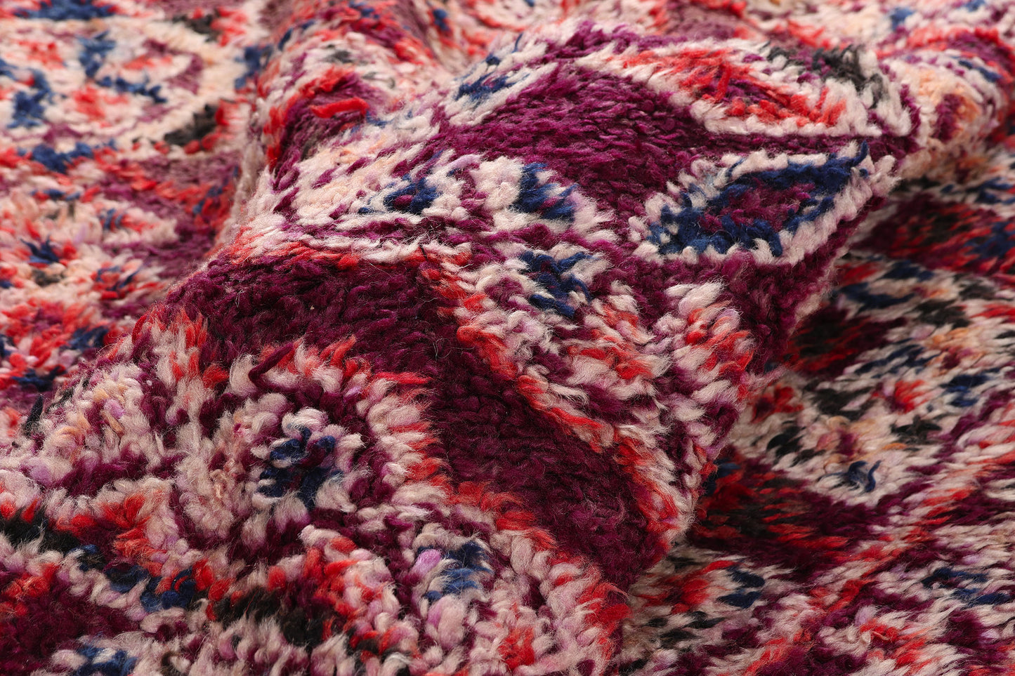 6 x 12 - Purple Vintage Beni MGuild Moroccan Rug - 21908