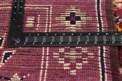 6 x 14 - Magenta Vintage Beni MGuild Moroccan Rug - 21909