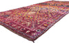 6 x 14 - Magenta Vintage Beni MGuild Moroccan Rug - 21909