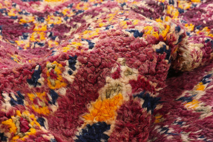 6 x 14 - Magenta Vintage Beni MGuild Moroccan Rug - 21909