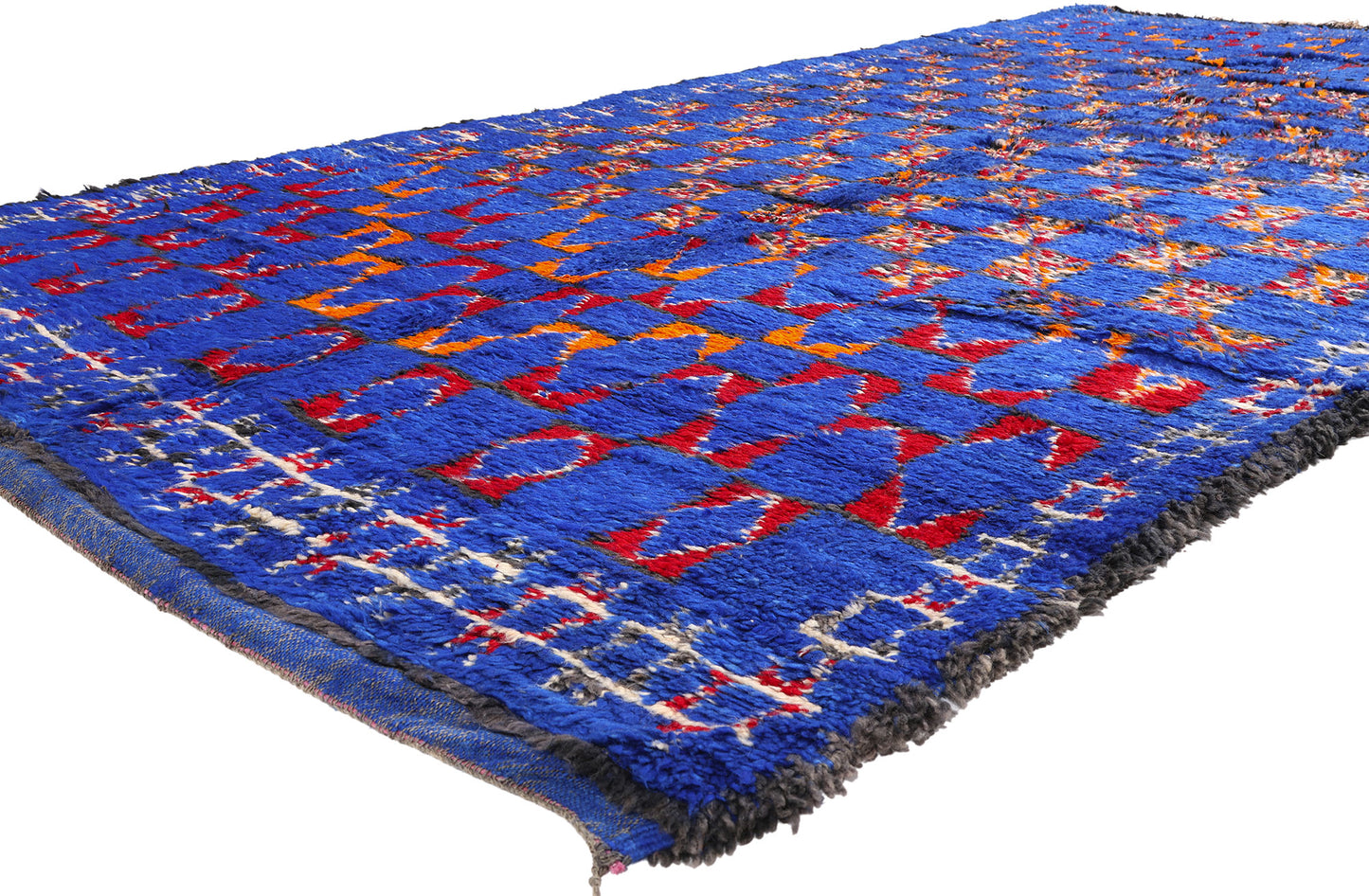 6 x 12 - Blue Vintage Beni MGuild Moroccan Rug - 21910
