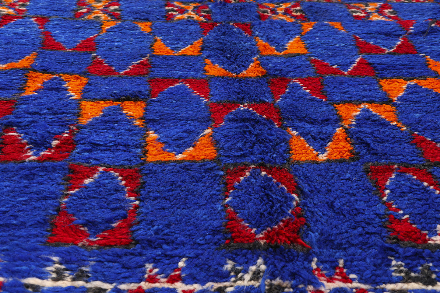 6 x 12 - Blue Vintage Beni MGuild Moroccan Rug - 21910