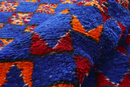 6 x 12 - Blue Vintage Beni MGuild Moroccan Rug - 21910