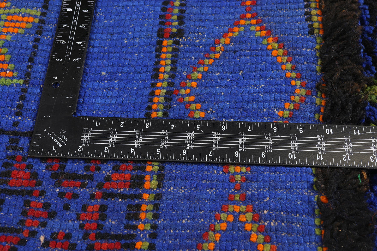 6 x 10 - Blue Vintage Beni MGuild Moroccan Rug - 21913