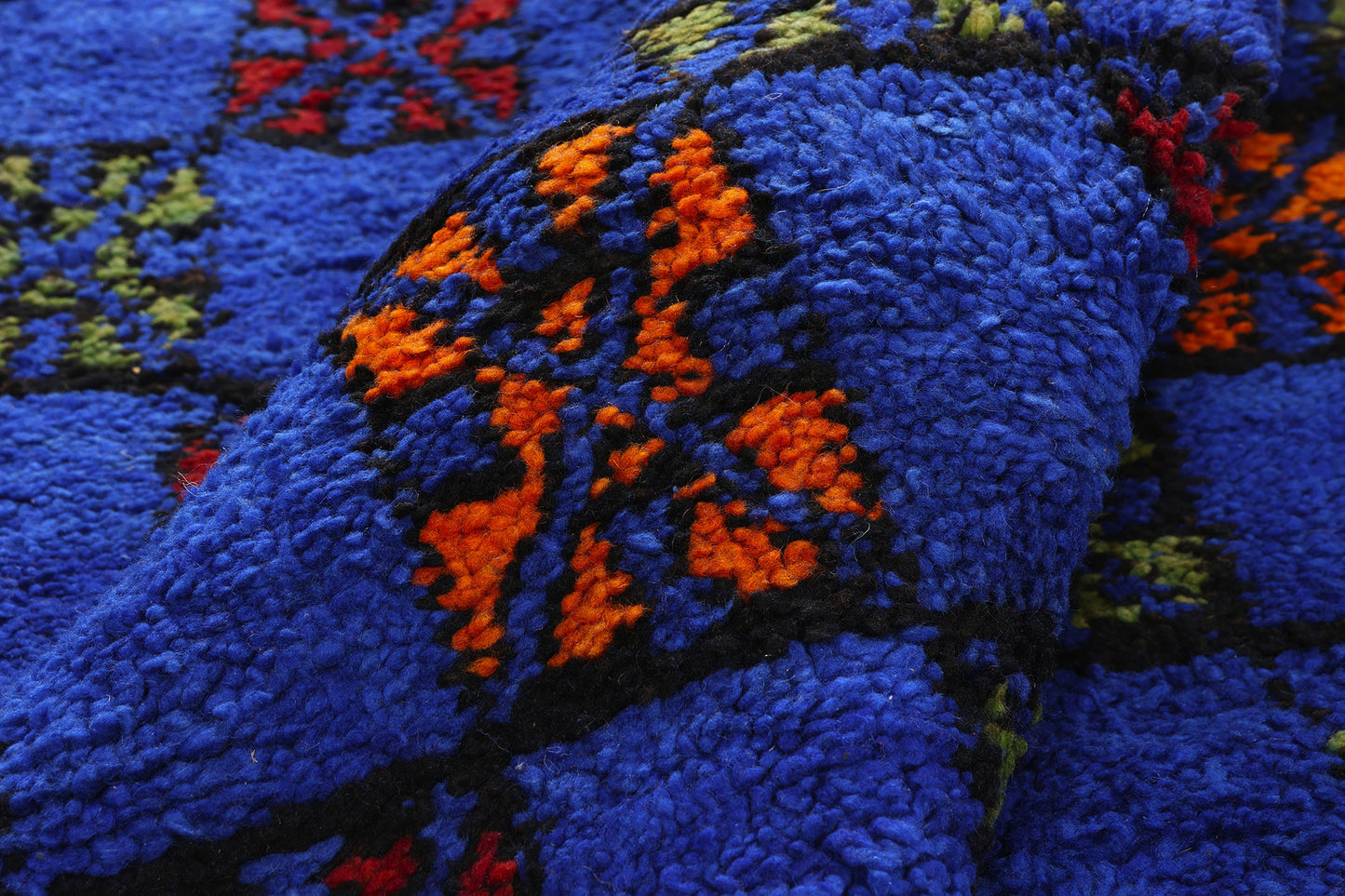 6 x 10 - Blue Vintage Beni MGuild Moroccan Rug - 21913