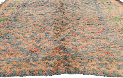 6 x 11 - Blue Vintage Talsint Moroccan Rug - 21915