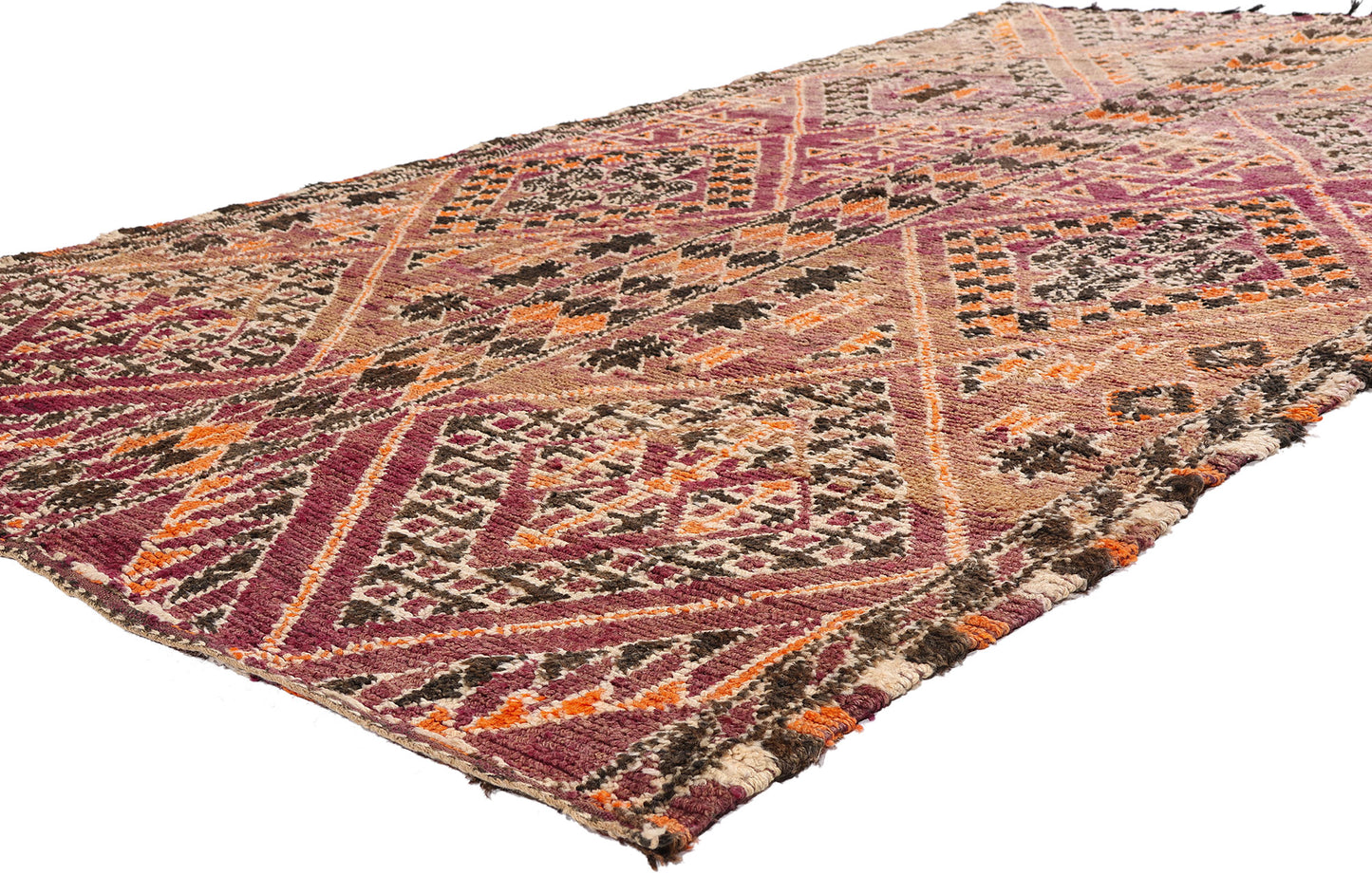 6 x 10 - Purple Vintage Beni MGuild Moroccan Rug - 21916