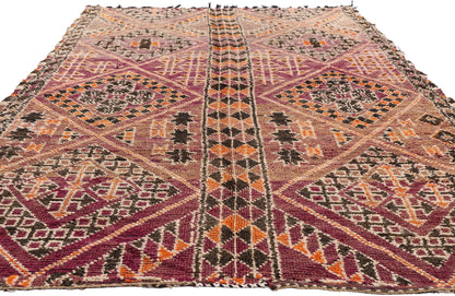 6 x 10 - Purple Vintage Beni MGuild Moroccan Rug - 21916