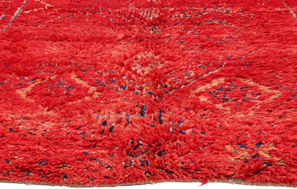 6 x 10 - Red Vintage Beni MGuild Moroccan Rug - 21917