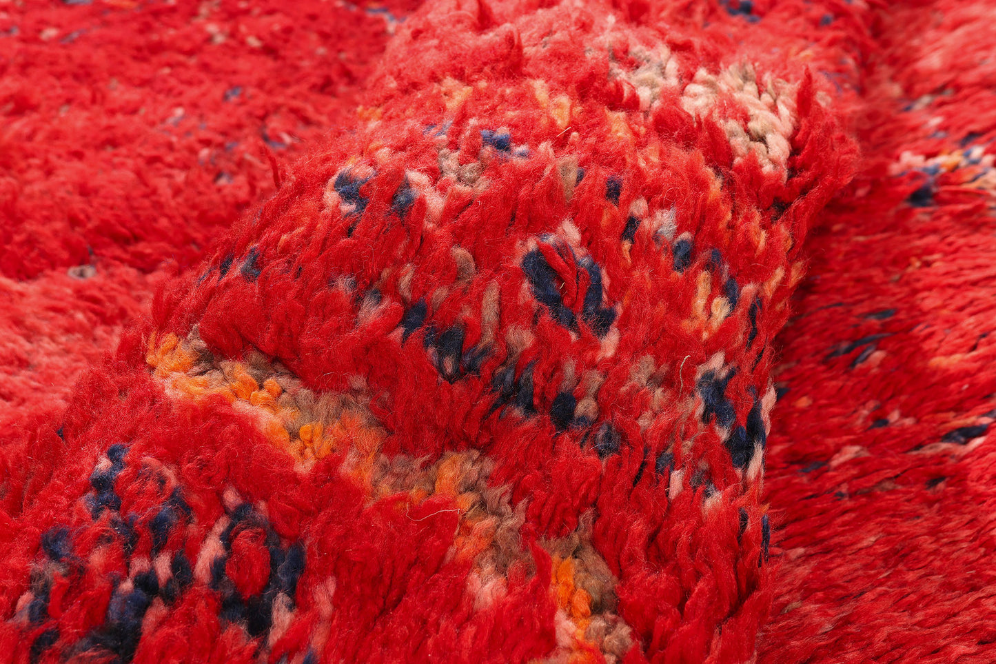 6 x 10 - Red Vintage Beni MGuild Moroccan Rug - 21917
