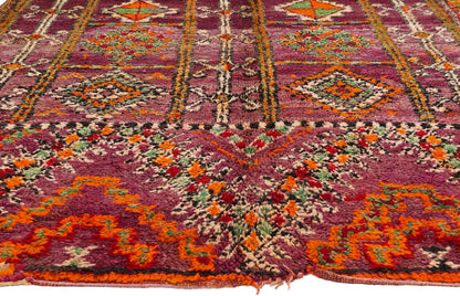 6 x 12 - Magenta Vintage Beni MGuild Moroccan Rug - 21918
