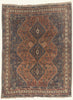 8 x 10 - Rust Antique Persian Shiraz Rug - 21919
