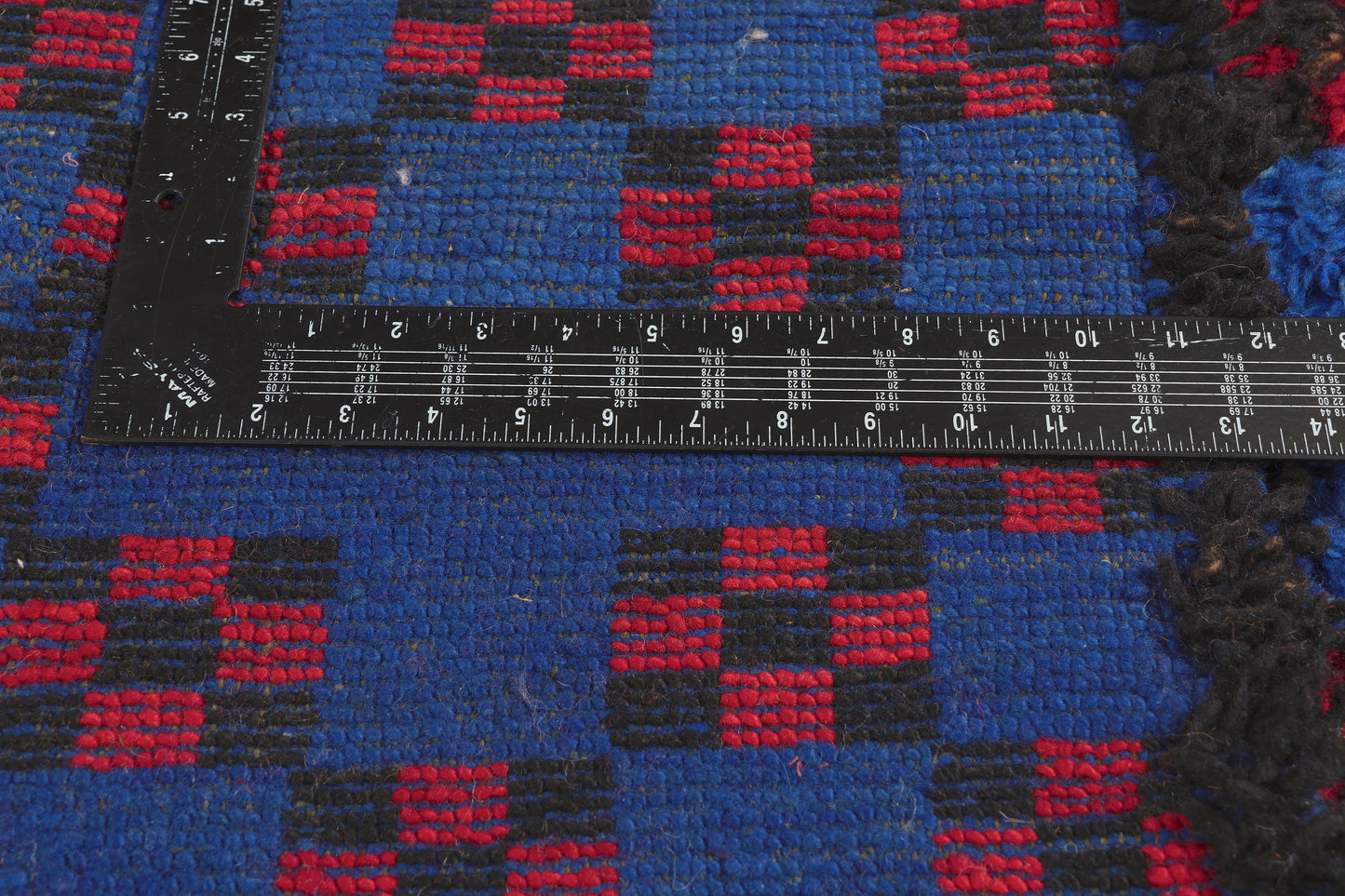 6 x 11 - Blue Vintage Beni MGuild Moroccan Rug - 21920